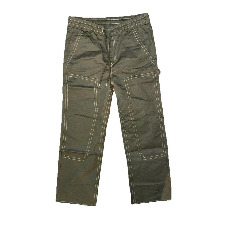 True Religion Twill Carpenter Vinny Ultra Baggy Pant Size: 32* Color Olive NWT